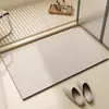 Tapetes de Piso de Tierra de Diatomeas Personalizables, Tapetes Sencillos para Puerta de Baño, Absorbentes de Agua, Secado Rápido, Resistentes a la Suciedad, Antideslizantes
