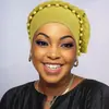 Novo Modelo Transfronteiriço, Venda Direta do Fabricante, Novo Chapéu de Flor de Miçangas, Chapéu Turbante com Trança de Pérolas, Turbante