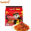 Fideos de Pavo Sabor Pollo Cremoso Súper Picante Samyang Coreano, caja completa de fideos instantáneos
