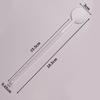 Fábrica en stock plástico cabeza redonda palito mezclador palito de café palito para remover té con leche redondo color transparente palito para remover jugo
