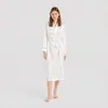 Bata de baño larga de verano sexy para mujer para comercio exterior, pijama de seda de manga larga de alta gama, bata de seda para estar en casa
