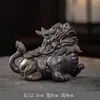 Sapo de Cerâmica Roxa Pixiu Pet de Chá Decoração de Mesa para Casa e Escritório Decoração de Mesa de Chá Sala de Chá Brinquedo de Chá Pode Ser Criado Acessórios para Conjunto de Chá