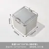 Caixa de Lata com Tampa de Fechamento Duplo para Bolo de Abacaxi Ferro Fosco, Caixa Vazia para Doces, Caixa de Lata de Folha de Flandres com Fechadura para Biscoito, Bolo, Nougat