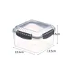 Caja de plástico para conservación de alimentos refrigerador clasificada sellada caja para conservación de alimentos caja de plástico para almacenamiento de alimentos juego de loncheras para microondas en stock
