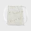 Mochila de Puntos Blancos y Negros, Dulce con Volantes Plisados y Cordón, para Viaje, Ligera, Gran Capacidad, Mochila Escolar