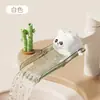 Extensor de Grifo Lindo de Dibujos Animados de Panda, Dispositivo Infantil Anti-Salpicaduras para Lavarse las Manos, Gadget de Canal Guía de Agua