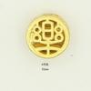 Ouro Areia Ping An Xi le contas fazendo fortuna contas ocas pulseira DIY colar acessórios de moeda de ouro antiga