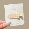 Pinza para el pelo de lazo estilo coreano, nuevo modelo 2026, pinza BB de alta gama para flequillo y patillas, pinza de pico de pato lateral