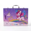 Directo del fabricante: Plumones de acuarela 145 juego de pinceles para niños, pinceles, crayones, pasteles al óleo, caja de regalo de material de arte para estudiantes