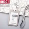 Portatarjetas de Identificación Youhe Permiso de Trabajo con Cordón para Colgar en el Cuello Insignia Tarjeta de Autobús Tarjeta de Campus Tarjeta Escolar Tarjeta de Trabajo Horizontal y Vertical Opcional
