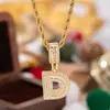Collar Colgante de 26 Letras Completo de Diamante de Lujo Ligero Nueva Moda Transfronterizo Europeo y Americano 2026 para Mujeres Joyería Hip-Hop de Moda Venta al por Mayor