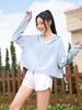 Ropa de Protección Solar para Mujer 2025, Protección UV, con Capucha, para Exteriores, de Manga Larga, Delgada, Transpirable, Camisa de Protección Solar, Deportiva, Ligera, Protector Solar, Sensación de Hielo