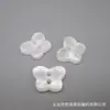 Fornecimento de botões de borboleta perolados, componentes para acessórios de roupa e cabelo DIY, botões de resina dopamina para camisas infantis