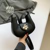 Bolso de Moda Coreana para Mujer 2024 Primavera y Verano Nuevo Simple Trendy Bolso Dumpling Nicho de Alta Gama Versátil Bolso Cruzado