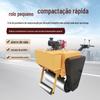 Rolo compactador pequeno 1 tonelada 3 toneladas de condução manual de vibração de roda simples e dupla vibração de asfalto gramado máquina de pressão em miniatura