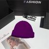 Sombrero de Lana Tejido Estilo Coreano de Cúpula Otoño e Invierno Sombrero de Hostal para Mujer Sombrero Baotou Yuppie de Moda Sombrero Guapi Rebelde para Hombre