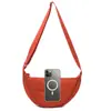 Fábrica Fuente Misma Tienda de Vestir Youjia Bolso Cruzado para Mujer Caperucita Roja Bolsa de Nylon Tipo Dumpling Bolso de Hombro para Estudiante Bolsa de Tela