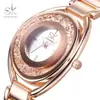 Shengke Shengke K0016 Marca de Distribución de Exportación para Mujer Reloj Nuevo para Mujer Reloj con Correa de Acero Reloj de Cuarzo