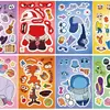 8 Hojas/Set de Pegatinas de Intensamente para Niños, Pegatinas Educativas de Dibujos Animados Lindas, Collage Decorativo Creativo