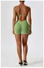 Populares Shorts de Yoga Seamless de Secado Rápido Color Durazno para Levantar Glúteos para Mujer, Adecuados para Correr al Aire Libre y Ciclismo