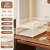 Estante para documentos, estantería de escritorio, organizador de archivos de múltiples niveles extraíble, organizador de escritorio de oficina, estante metálico para archivos