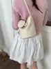 Bolso de Mano Estilo Coreano Estilo Ins Bolso Cubo Modelo Nuevo 2026 Bolso Cruzado Simple de Moda Bolso de Hombro Personalizado Estilo Ina