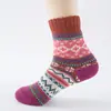Explosiones otoño e invierno gruesos cálidos calcetines de lana de conejo para mujer doble aguja doble vía estilo nacional [una generación de pelo]]