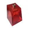 Fábrica de calçados Dongguan sandálias primavera e verão marca acessórios de salto transparente acrílico cristal epóxi plástico PC