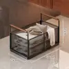 Cesta de Ropa Sucia para Uso Doméstico, Colocada Junto a la Lavadora, Estante de Almacenamiento para Ropa y Pantalones, Gran Capacidad, Cesta de Lavandería Móvil para Baño