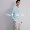 Hong Kong e American Apparel/2026 Primavera Cedo Malha de Mistura de Linho Gola Redonda Manga Longa Camiseta Tricô Proteção Solar Vazado Top Cover-Up para Mulheres