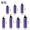 Botella Espacial de Estilo Minimalista Transfronteriza, Termo de Acero Inoxidable 304 de Gran Capacidad, Taza Portátil para Exteriores con Asa y Popote