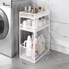 Estantería de almacenamiento junto a la lavadora, estantería de almacenamiento de varios niveles móvil de pie para baño y tocador, estantería de almacenamiento para detergente de lavandería para balcón