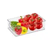 Cajón Transparente Rectangular Apilable Tipo Cajón Sellado Refrigerador de Cocina Caja de Almacenamiento de Plástico Grande Se Puede Apilar