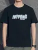 Novedad Verano 2024 Camiseta para Niños Moda Ins Estilo Americano Estampado de Letras Top Holgado Estilo Chino de Manga Corta para Parejas