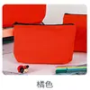 Bolsa de Lona para Lápices con Cremallera Spot Blank Transfronteriza de Amazon, Bolsa de Cosméticos de Mano, Estuche de Papelería, Monedero, Logo Impreso Personalizado