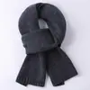 Bufanda de lana para niñas coreana de color liso bufanda pequeña otoño e invierno tejida bufanda para niños mayores Joker fábrica al por mayor