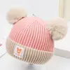 Gorros de Punto de Invierno para Hombre al por Mayor, Gorros para Bebé de Mujer, Gorros para Bebés, Gorros de Punto de Invierno, Gorros para Recién Nacidos con Decoración de Letras, Navidad