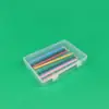 Caja de Plástico PP Rectangular Accesorios para Equipo de Pesca Herramientas de Ferretería Caja de Almacenamiento Transparente Piezas de Teléfono Móvil Caja Organizadora de Papelería