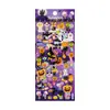 Pegatinas de Halloween Flash de Venta Caliente Transfronterizas Calabaza Fantasma Pegatinas de Espuma Dibujos Animados 3D para Niños Pegatinas de Decoración Festiva