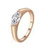 Anel de Diamante Marquise Simples Mais Vendido Novo Modelo Transfronteiriço Prata S925 Design Marquise de Moissanita Anel de Casal para Mulheres