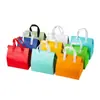 Bolsas Aisladas No Tejidas Personalizadas para Llevar, Bolsas Desechables de Empaque Comercial, Bolsas Tote Especiales de Papel de Aluminio para Té de Leche para Entrega