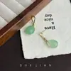 Nuevos Pendientes de Resina de Gama Alta Estilo Chino Pendientes de Diseño de Moda Nicho Retro Pendientes para Usar con Cheongsam para Mujeres