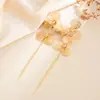 Pendientes de Hoja de Ginkgo Florales Minimalistas Estilo Ins Transfronterizos Europeos y Americanos, Joyería para Oreja Larga Elegante Cadena Hueso de Serpiente Borla Pétalo