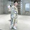 Yan Chu comércio exterior terno Tang verão antigo nova moda estilo estrangeiro terno Tang estilo estrangeiro coreano terno Tang Guoxue uma geração de cabelo