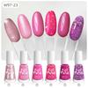 Traje de esmalte de uñas transfronterizo color popular blanco color sólido fácil de colorear a base de agua sin curado secado rápido insípido duradero alto brillo
