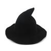 Sombrero de Halloween, sombrero de bruja normal, sombrero de punto plegable transfronterizo de Amazon, sombrero de bruja femenino puntiagudo de fábrica