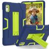 Adequado para Lenovo Tab M9 TB310 2023 cor de contraste silicone suporte para PC capa protetora à prova de choque resistente a quedas