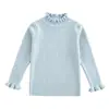 Capa Base para Niñas 2026 Otoño/Invierno Nuevo Delgado Elástico Ajuste Delgado Top de Punto Interior para Niños Pequeños y Niños Pequeños