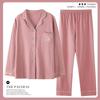 Pijama de algodón 100% para mujer de primavera y otoño de manga larga rojo brillante conejo año de nacimiento boda algodón talla grande ropa de casa