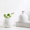 Venta al por mayor Estilo Americano Country INS Creativo Cerámico Jarrón Pequeño Entrada Mueble de TV Decoración de Escritorio Botella Cerámica para Aromaterapia